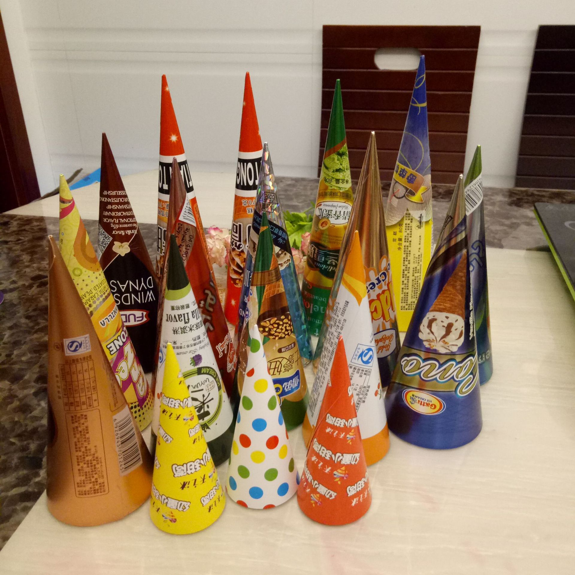 Laminación de papel de papel de aluminio para helado