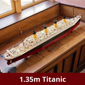 Set di Costruzioni Modello <span class=keywords><strong>Titanic</strong></span>, Scala 1:200, Puzzle da 40 Pezzi per Età 8+, Unisex - Product Image 4