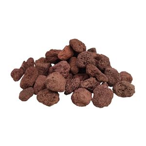 Bloc volcanique de sol de roche de lave rouge pour le drainage horticole de plantes de paysage extérieur - Product Image 4