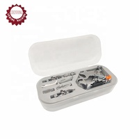 Pièces de rechange pour machines à coudre domestiques 8 pièces Ruffler Presser Foot Set Universal Fit FOR Janome Singer Brother