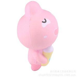 Pink Baby <b>Squishy</b> Toy Irregular Shape Plastic Stress Relief For Kids Birthday Gift - Product Image 2