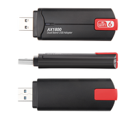 Plug and Play RTL8832BU WiFi 6 dongle ax1800 USB WiFi adaptador 1800Mbps USB3.0 doble banda WiFi 6 Stick para pc ordenador portátil