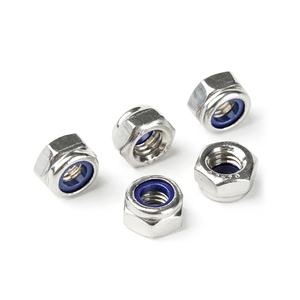 Chất lượng cao din985 Nylon khóa <span class=keywords><strong>Nut</strong></span> PP chèn nylock <span class=keywords><strong>Nut</strong></span> nhà máy bán hàng trực tiếp thép không gỉ đánh bóng và thụ động kết thúc - Product Image 1