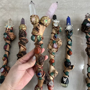 All'ingrosso pietre curative Reiki cristallo sette Chakra lucido bacchetta <span class=keywords><strong>di</strong></span> cristallo per la decorazione - Product Image 2