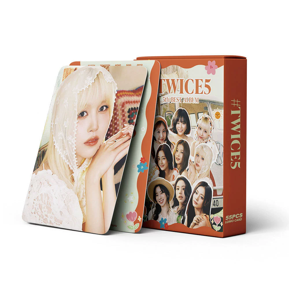 KPOP 55pcs/box TWICE 5th BEST ALBUM TWICE5 MOMO SANA MINA