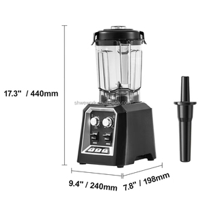 Mélangeur professionnel Mélangeurs de comptoir commerciaux 3 fonctions <span class=keywords><strong>Blender</strong></span> rasoir à glace fabricant de cônes de neige broyeur à glace machine - Product Image 6