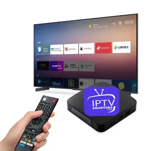 高清m3u盒安卓最佳IPTV ip电视订阅面板高四核Iptv盒，带4k电视专业安卓11 IPTV