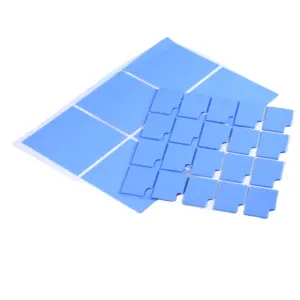 Haopta Notebook Hoja de silicona de alta conductividad térmica Almohadillas de silicona de disipación de calor Hoja de almohadilla de silicona conductora térmica