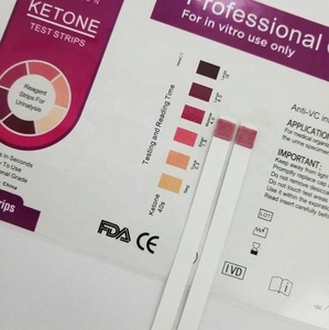 Vente chaude Ketone Keto Bandelettes de <span class=keywords><strong>test</strong></span> d'urine Niveaux de cétose iras de prueba Personnaliser Mesurez avec précision votre combustion des graisses - Product Image 6