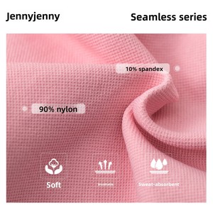 Jieni Cross-Border Summer New Fitness Short-Sleeve Spandex/Nylon Slim Fit <strong>T</strong>-<strong>Shirt</strong> Womens Running Quick-Drying Yoga Wear Top - Product Image 4