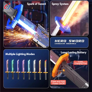Épée jouet à piles Chengji, design cool, sens technologique, lumière LED fumée, <span class=keywords><strong>sabre</strong></span> <span class=keywords><strong>laser</strong></span>, épée <span class=keywords><strong>laser</strong></span>, jouets - Product Image 2