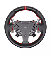 Volante de Carreras PXN VD4 Bundle F Direct Drive con Pedales de 4 Nm de Torque y LED RPM para Simulación de Carreras en PC
