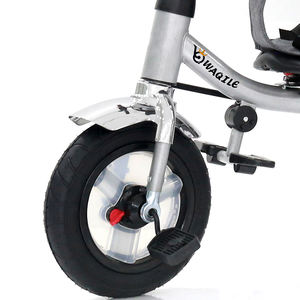 <span class=keywords><strong>3</strong></span>轮双胞胎双人三轮车乘坐汽车儿童推三轮车，带双臀座椅和符合人体工程学的儿童婴儿背带 - Product Image 5