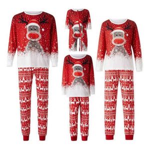 Nouvelle tendance noël correspondant ensemble imprimé pyjamas mère fille père fils tenue famille costume - Product Image 4
