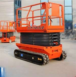 Élévateur à ciseaux à chenilles automoteur tout terrain électrique à chenilles avec CE - Product Image 1