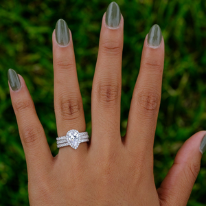 Tonglin Real Miss Joyas para niñas Plata <span class=keywords><strong>de</strong></span> ley chapada en oro 925 chapado en rodio Cubic Zirconia Pila <span class=keywords><strong>de</strong></span> piedra Anillos a jueg - Product Image 6