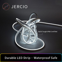 JERCIO-Light Bande lumineuse LED flexible en silicone adressable IP68 étanche RGB en zigzag 5V/12V USB avec détecteur de mouvement, intensité réglable, garantie 2 ans