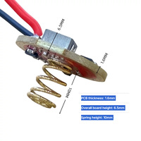 Placa controladora LED Buck-Boost Manta Ray de 22 mm, 1.4A de corriente constante para linterna de iones de litio 1-2S con protección contra inversión térmica