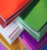Papier cartonné métallique miroir Sentao 250 g/m² format A4