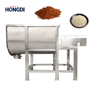 Mélangeur continu à double courroie en acier inoxydable SUS316L de qualité industrielle, type U, avec pompe à roulement pour riz, céréales et farine, capacité 200L - Product Image 1