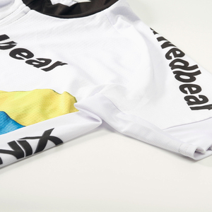 All Over Printed Long Short Cycling Suit Unisex Sweat Proof Full Zip Jersey Shock Absorb <b>Pad</b> Shorts Race & City Commute Set - Product Image 4