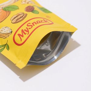 Resealable Stand up Pouch Food <b>Packaging</b> Candy Biscuit Nut Pet Aluminum Foil Bag <b>Plastic</b> <b>Packaging</b> Zip Heat Seal Bag - Product Image 5