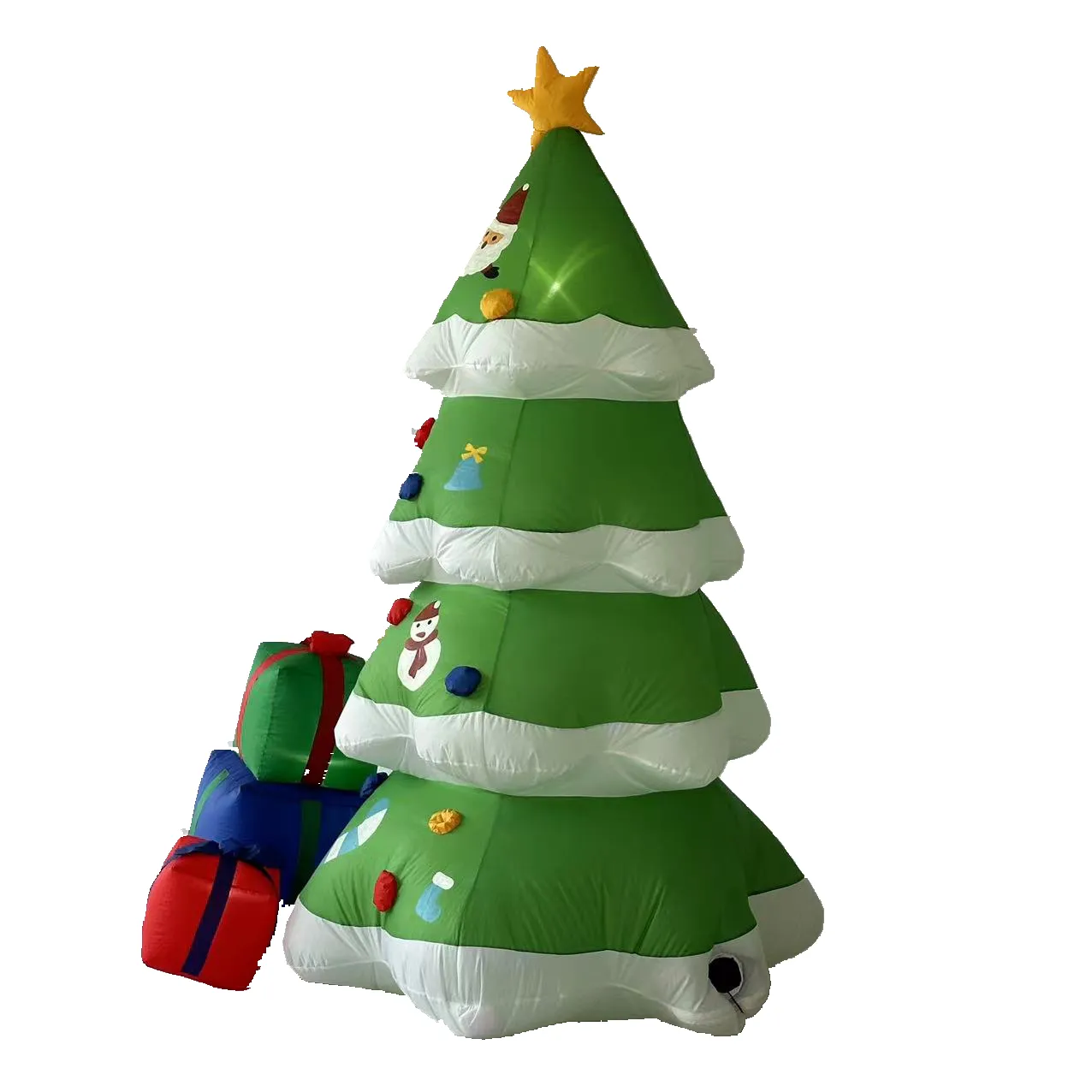 Custom Inflatable Christmas Trees Christmas Gift with Led Lights Yard Decoration Indoor Outdoor Yard Garden Christmas Decoration