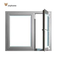 Fenêtres à battants modernes en PVC directes d'usine style ouvert avec maille de sécurité isolation phonique prévention des insectes pour l'hiver