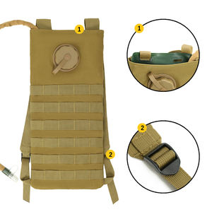 Sac <span class=keywords><strong>à</strong></span> <span class=keywords><strong>eau</strong></span> tactique 3L Réservoir d'<span class=keywords><strong>eau</strong></span> TPU Vessie MOLLE Sac <span class=keywords><strong>à</strong></span> dos d'hydratation pour la randonnée, le cyclisme et l'escalade Gilet de course - Product Image 3