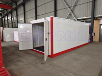 Conteneur de stockage préfabriqué pliable et repliable de 20 pieds, conteneur mobile à assembler, conteneur empilable, rangements portables