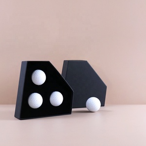 Hộp Quà Tặng Bóng Golf Hình Viên Kim Cương Màu Đen Mờ Sang Trọng Logo Tùy Chỉnh Có Chèn Xốp - Product Image 3