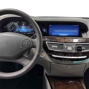 จอแสดงผลคู่ Gerllish ขนาด 12.3 นิ้ว สำหรับรถยนต์ Mercedes-Benz S W221 ปี 2005-2013 เครื่องวัดความเร็วแบบดิจิตอล พร้อมเครื่องเล่นมัลติมีเดียและวิทยุในรถยนต์ - Product Image 1