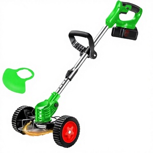 Désherbeur électrique à batterie lithium, tondeuse à <span class=keywords><strong>gazon</strong></span> compacte multifonctionnelle, taille-haie portatif rechargeable <span class=keywords><strong>pour</strong></span> usage domestique, <span class=keywords><strong>coupe</strong></span>-herbe - Product Image 4