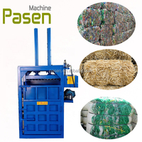 Presse à balles hydraulique manuelle pour déchets plastiques et carton