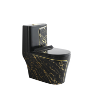 Meilleures ventes : Cuvette de toilettes monobloc en céramique et porcelaine, effet marbre coloré, pour salle de bain, sanitaires