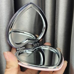 Pink Cute Makeup <b>Mirror</b> Square, Round, Heart, Cat Shape with Magnification for Handbag Purse Double-Sided Shiny Quicksand <b>Mirror</b> - Product Image 4