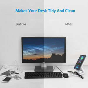 Chargeur sans fil 3 en 1 15W Chargeurs rapides sans fil Support pour téléphone portable Montre Casque d'écoute Station de charge rapide magnétique Logo personnalisé - Product Image 3