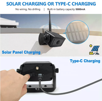 IPoster pour attelage remorque RV pick-up campeur 7in IPS écran moniteur DVR solaire magnétique sans fil sauvegarde caméra de recul kit