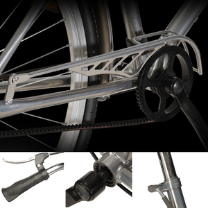 <span class=keywords><strong>Bicicleta</strong></span> Urbana de Aluminio con Transmisión por Correa Silenciosa de 26 Pulgadas, Diseño Retro, Nueva, en Stock, Disponible para Damas - Product Image 4