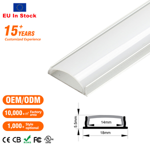 EU magazzino vendite dirette LED striscia luce in alluminio diffusore canale montato su superficie in alluminio profilo in alluminio - Product Image 2