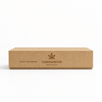 Boîte cadeau magnétique à rabat en matériaux recyclés de haute qualité, emballage vide jetable pour cartouches, gaufrage, 1g 1ml 2g, taille personnalisée, vente en gros