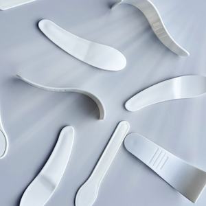 92,4mm plástico de grado alimenticio PP cosmético espátula cuchara para crema loción para tarros y contenedores - Product Image 5