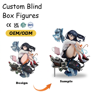 Jouets en boîte mystère de style anime personnalisés OEM ODM, figurines de dessins animés en vinyle PVC souple à grosse tête, série créative de collection - Product Image 1