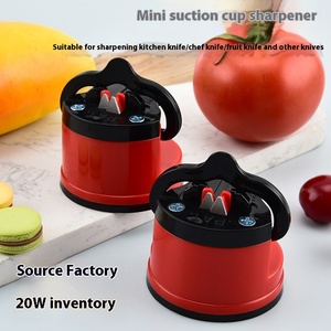 <span class=keywords><strong>Aiguiseur</strong></span> de couteaux portable pour la cuisine, mini <span class=keywords><strong>aiguiseur</strong></span> manuel multifonctionnel à ventouse en acier au tungstène - Product Image 2