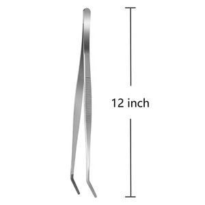 Jinhaiyue Super di Alta Qualità In Acciaio Inox 30 centimetri 12 pollici di Lunghezza Da Cucina di Cottura <span class=keywords><strong>Barbecue</strong></span> Pinzette <span class=keywords><strong>Pinze</strong></span> Pinza - Product Image 4