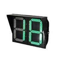 Feu de signalisation routière LED de sécurité routière à compte à rebours 2 chiffres, directement de l'usine
