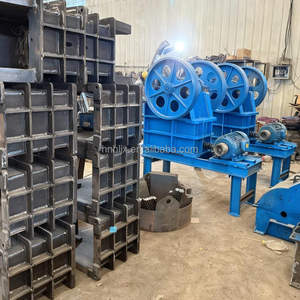 Le nouveau concasseur à mâchoires électrique PE250*400 avec moteur et engrenage peut concasser le granit, le calcaire, les déchets de construction, les briques rouges et plus encore - Product Image 5