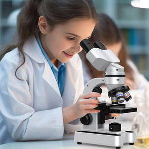 Microscope binoculaire intelligent Smart Forest 40-1600x avec éclairage LED pour étudiants, usage en laboratoire et éducation scientifique - Product Image 1
