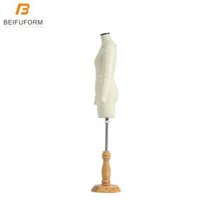 Beifuform CN 여성 미니 마네킹 사이즈 1/2 여성 반 스케일 원피스 형태 와 면 부드러운 긴 소매 양재점 더미 드레이핑 - Product Image 6