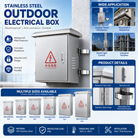 Boîtier de jonction intelligent en acier laminé à froid pour montage sur poteau, IP54, pour la gestion de l'alimentation à distance, dimensions externes 500*400*200, pour la sécurité